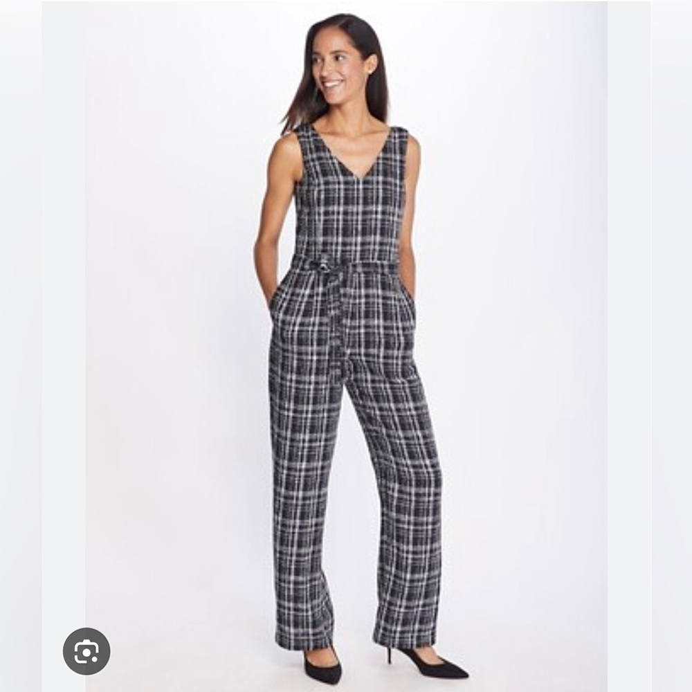 NWT J. McLaughlin Holland Jumpsuit in Tweed - Picture 2 of 9